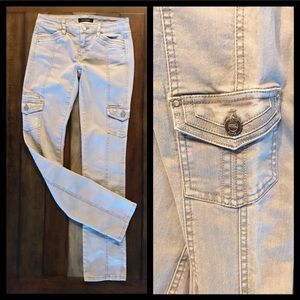 WHBM grey and silver pants